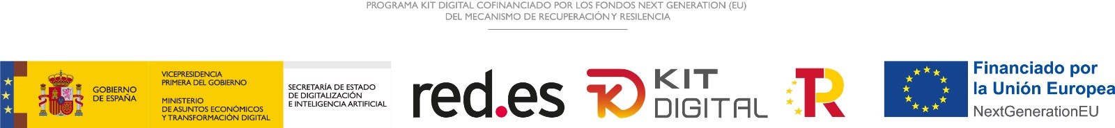 Programa Kit Digital cofinanciado por la Union Europea - NextGenerationEU